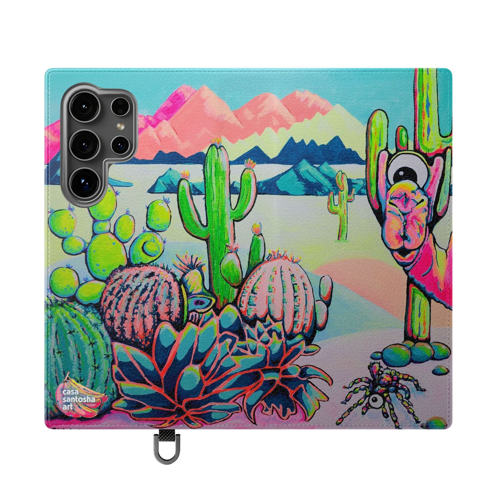 Cyclops Camel Flip Phone Case – Wallet Cover with Card Slots