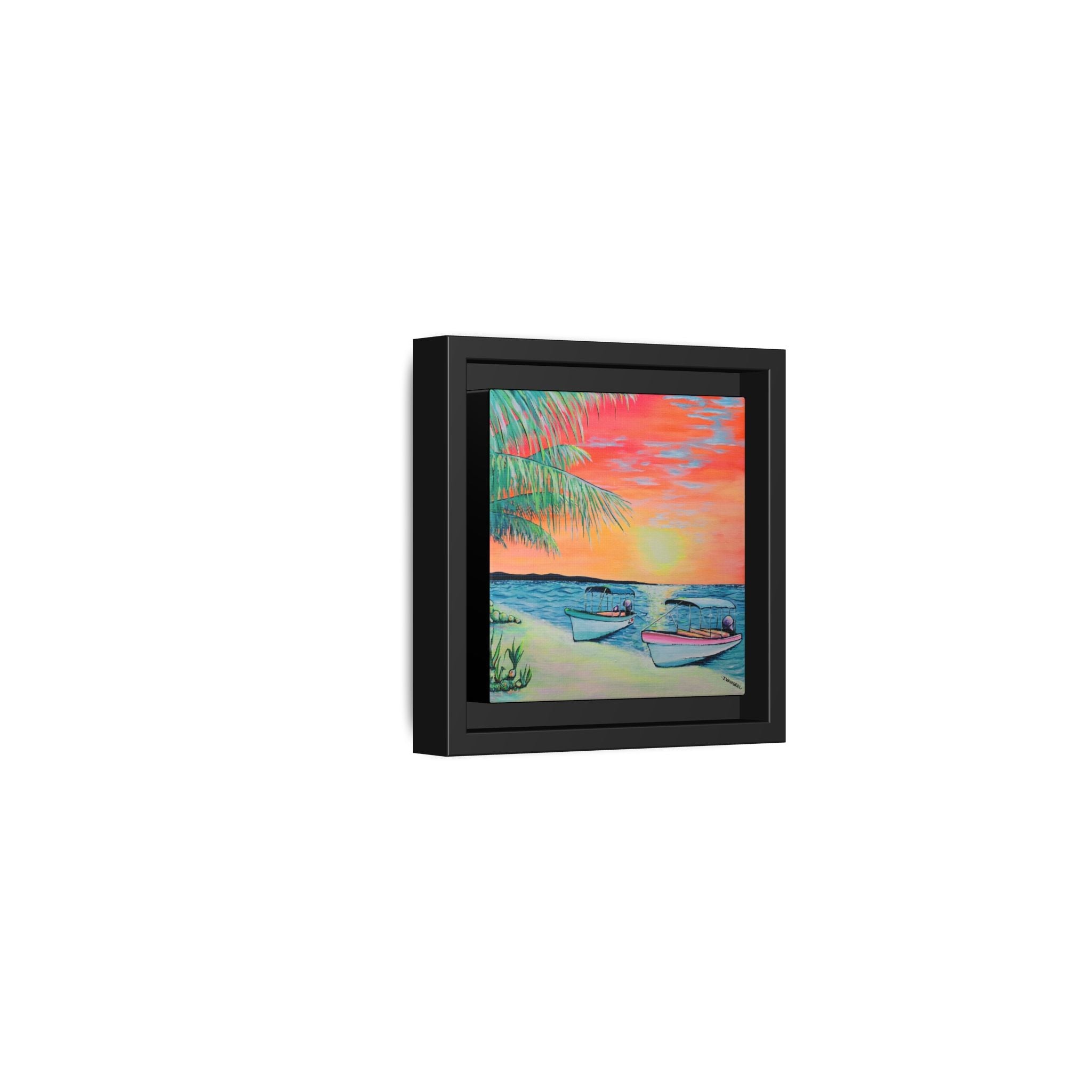 Framed Panga Express Canvas Print