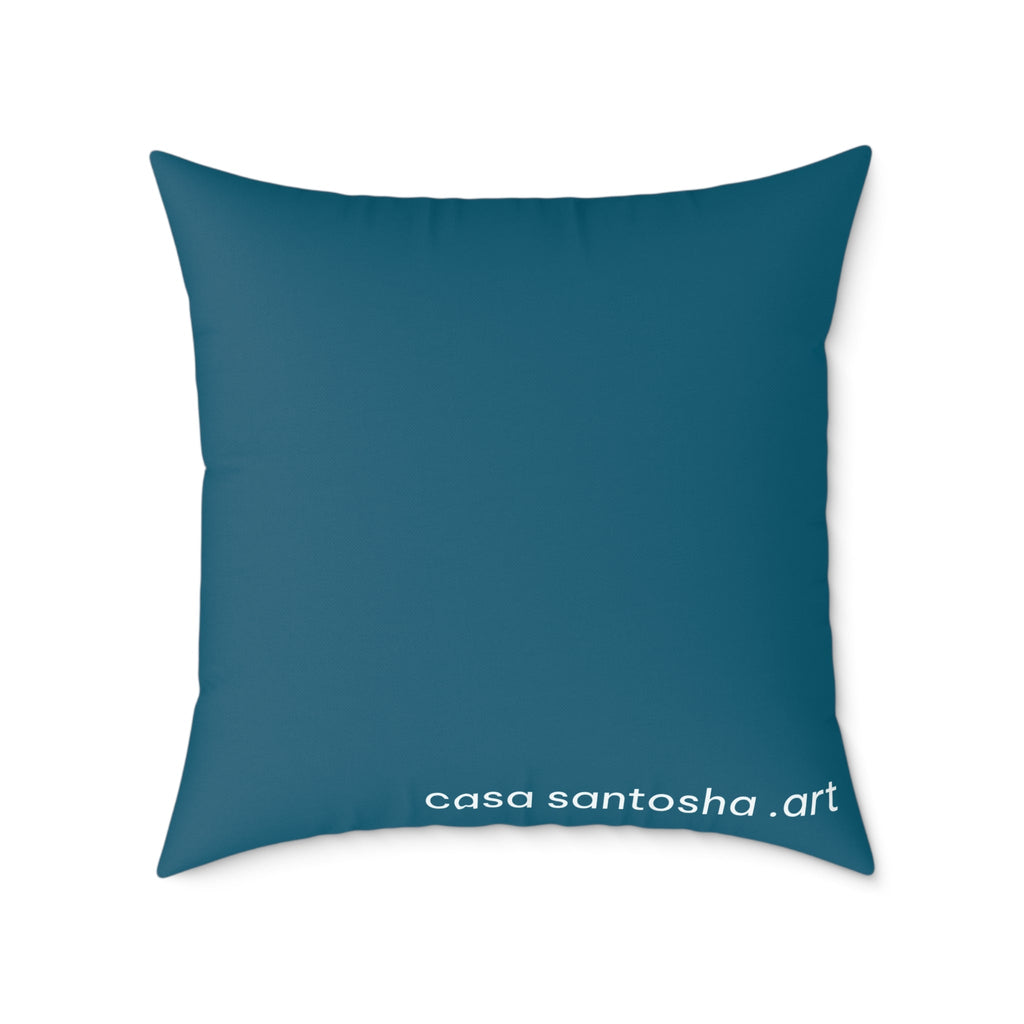Neon Sushi Art Canvas Decorative Pillow