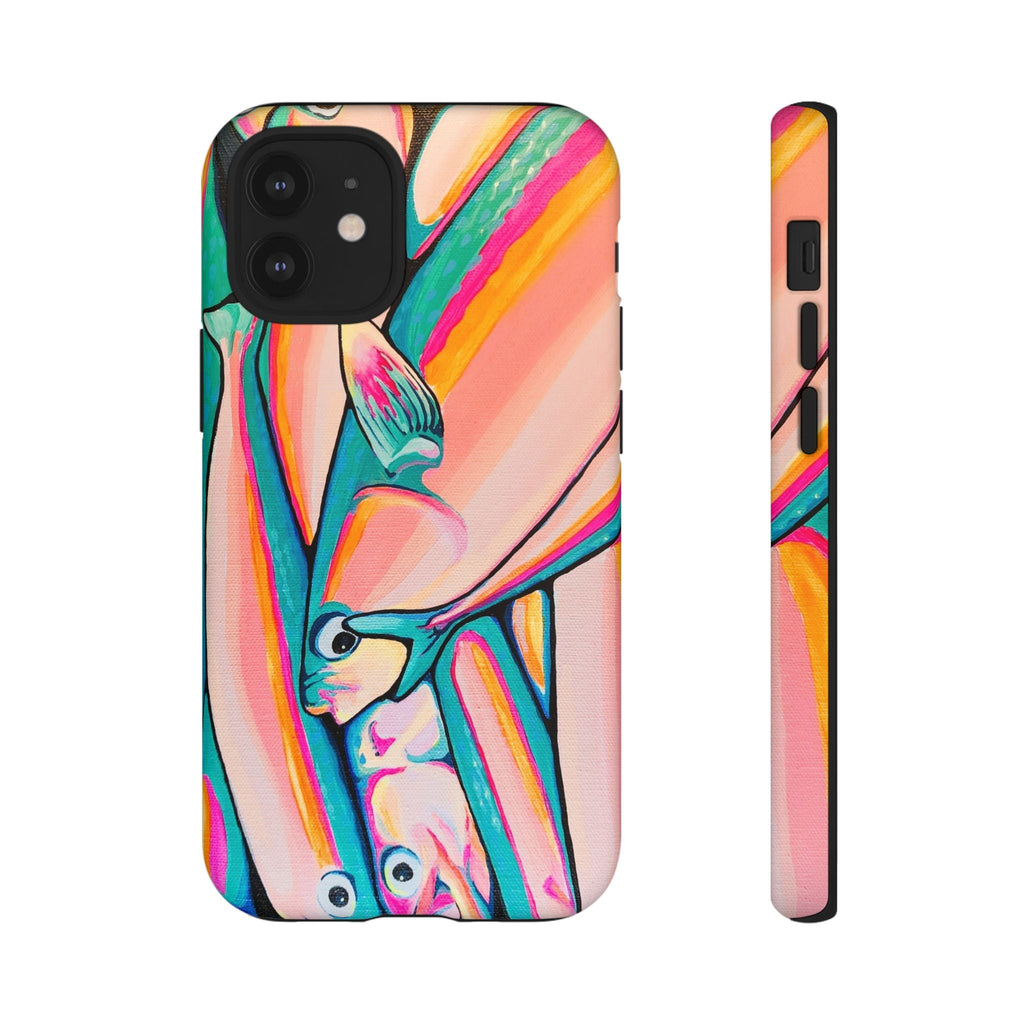 Neon Fish Tough Phone Case