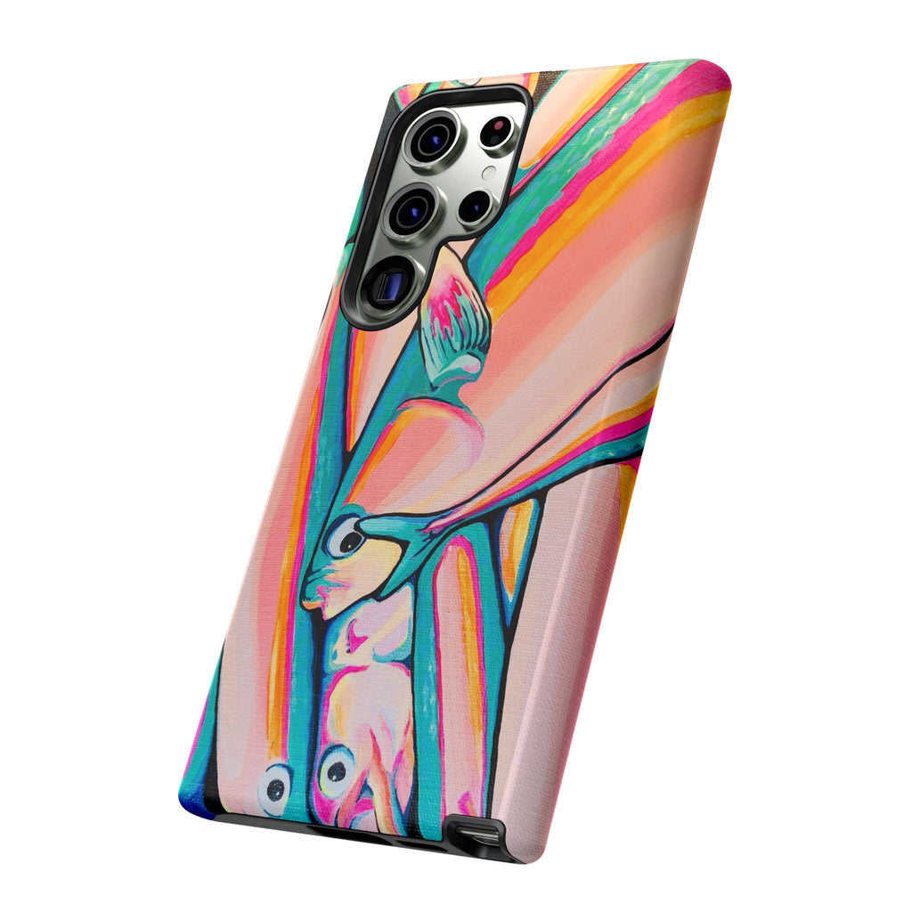 Neon Fish Tough Phone Case