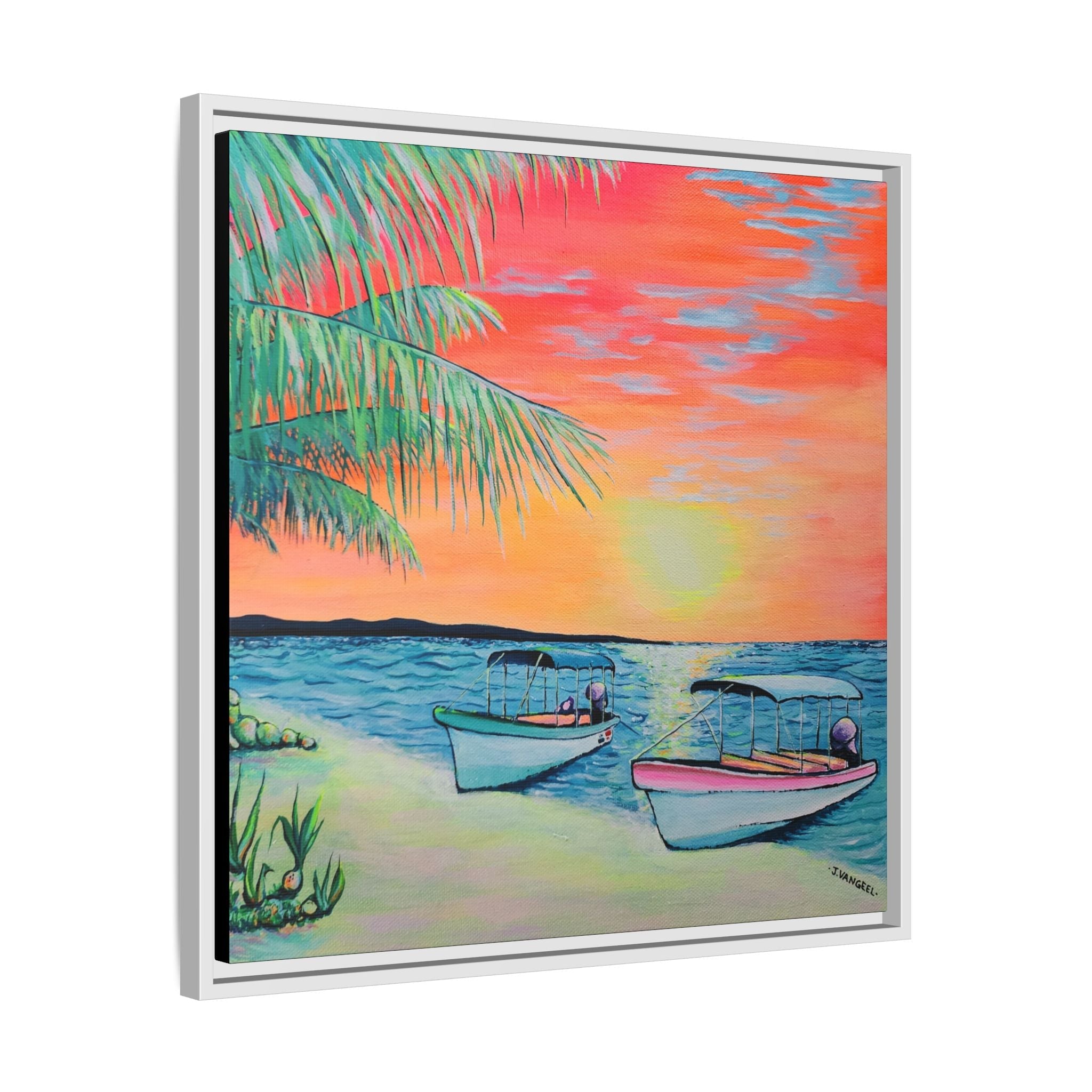 Framed Panga Express Canvas Print
