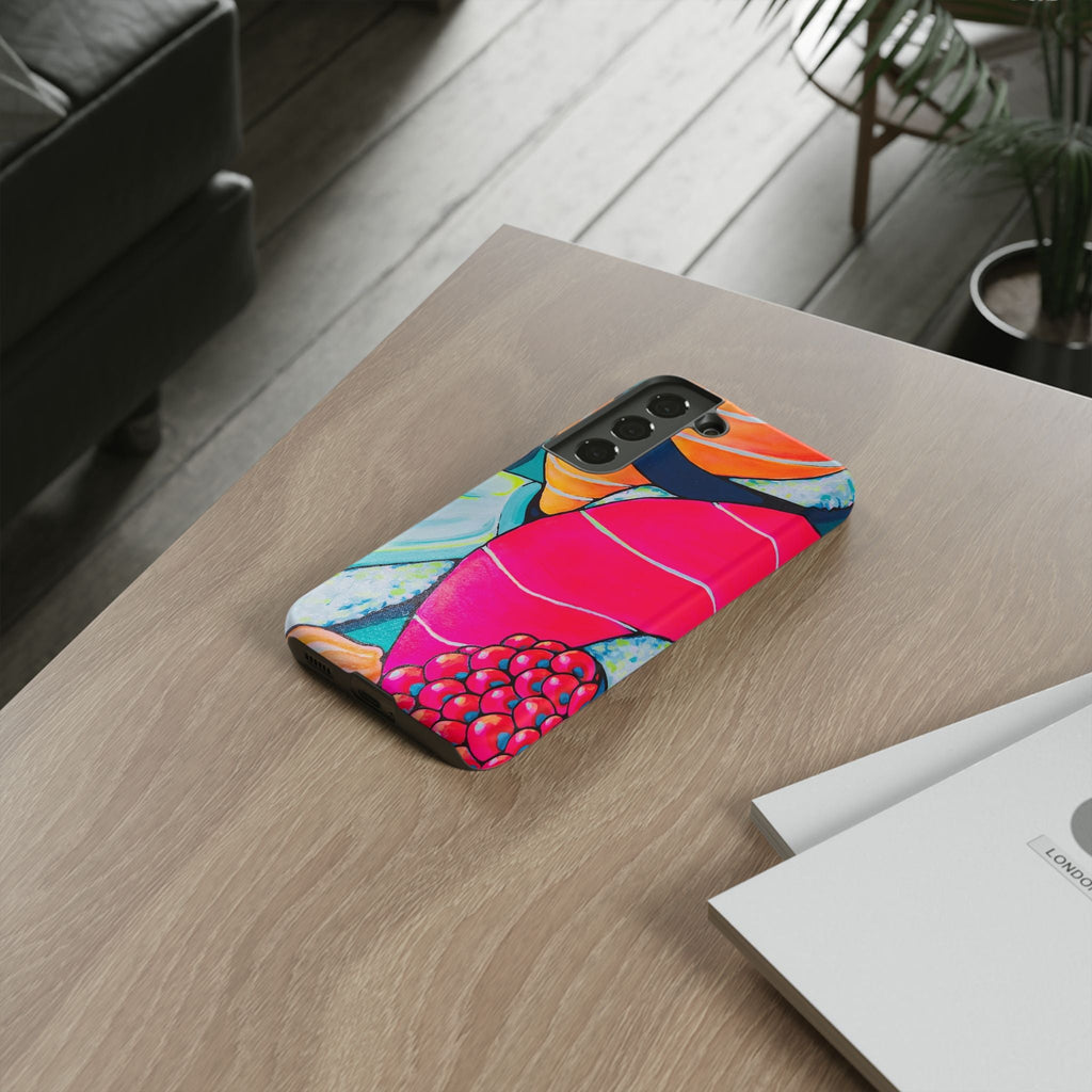 Neon Sushi Tough Phone Case