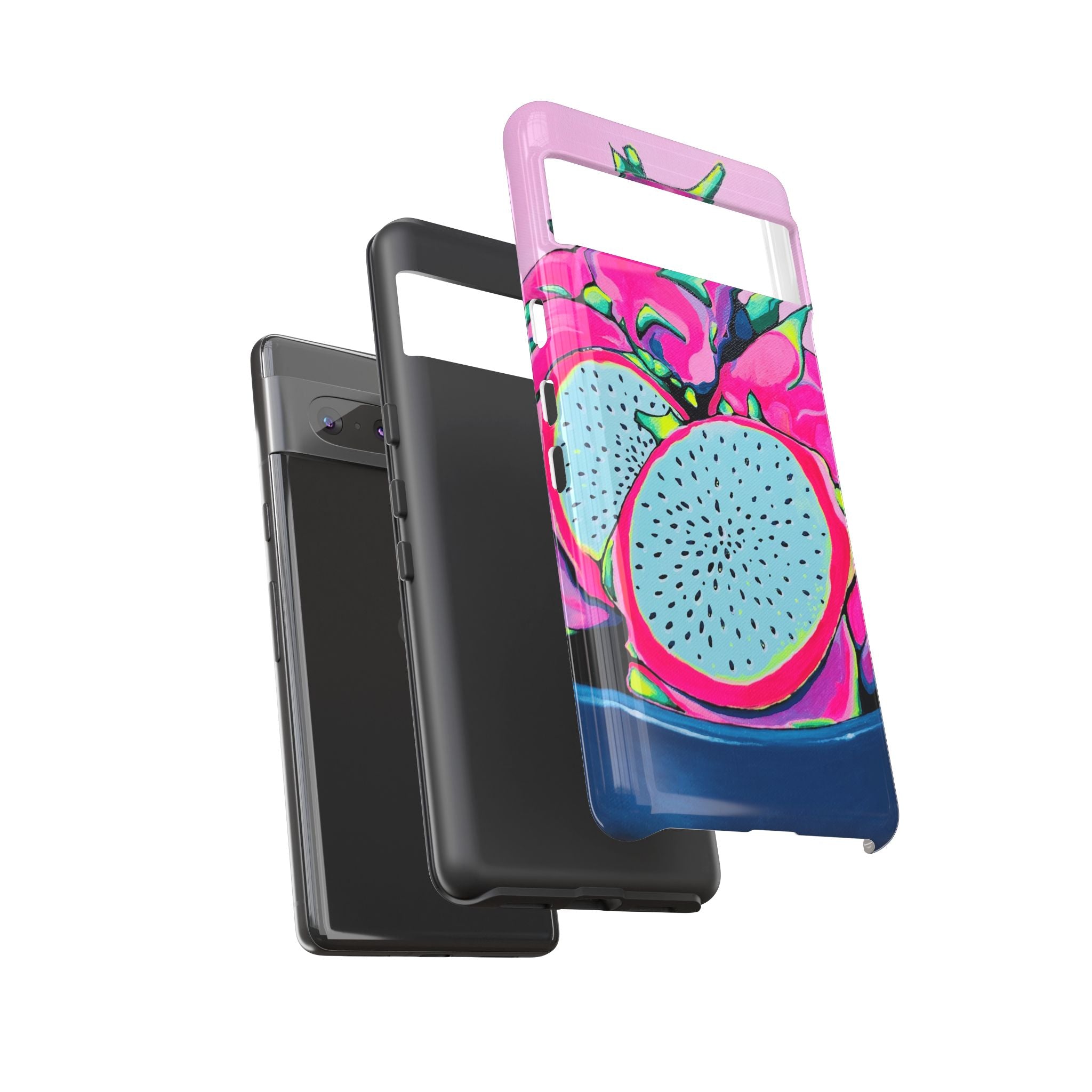 Neon Pink Dragon Fruit Tough Phone Case