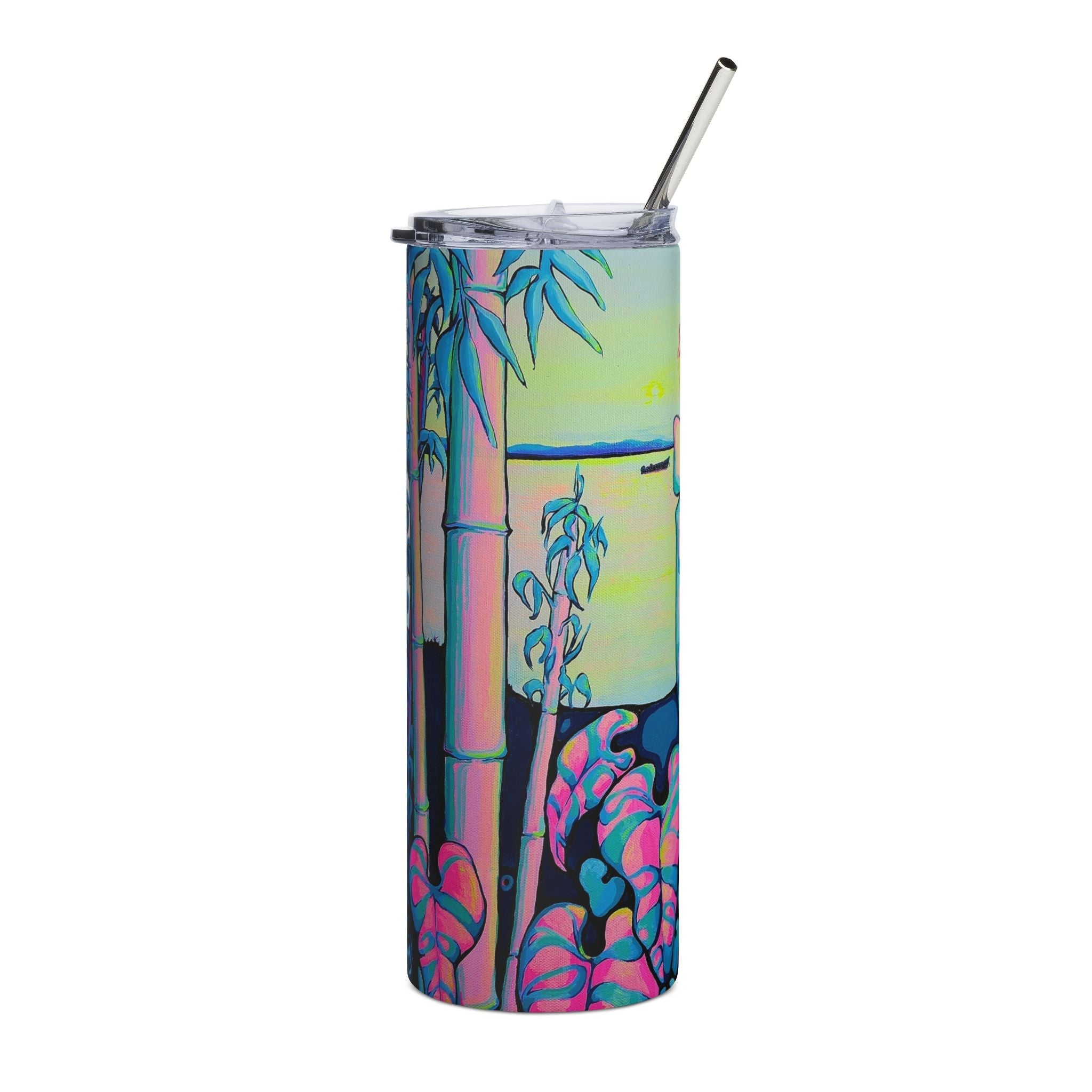 Serenity Bocas Stainless Steel Tumbler, 20oz | Fun Travel Mug, Eco-Friendly