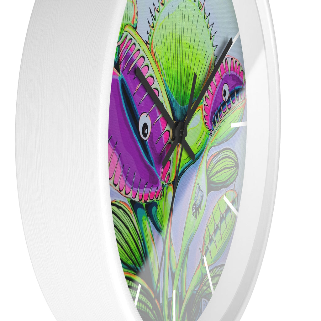 Cyclops Venus Fly Trap Pop Art Wall Clock