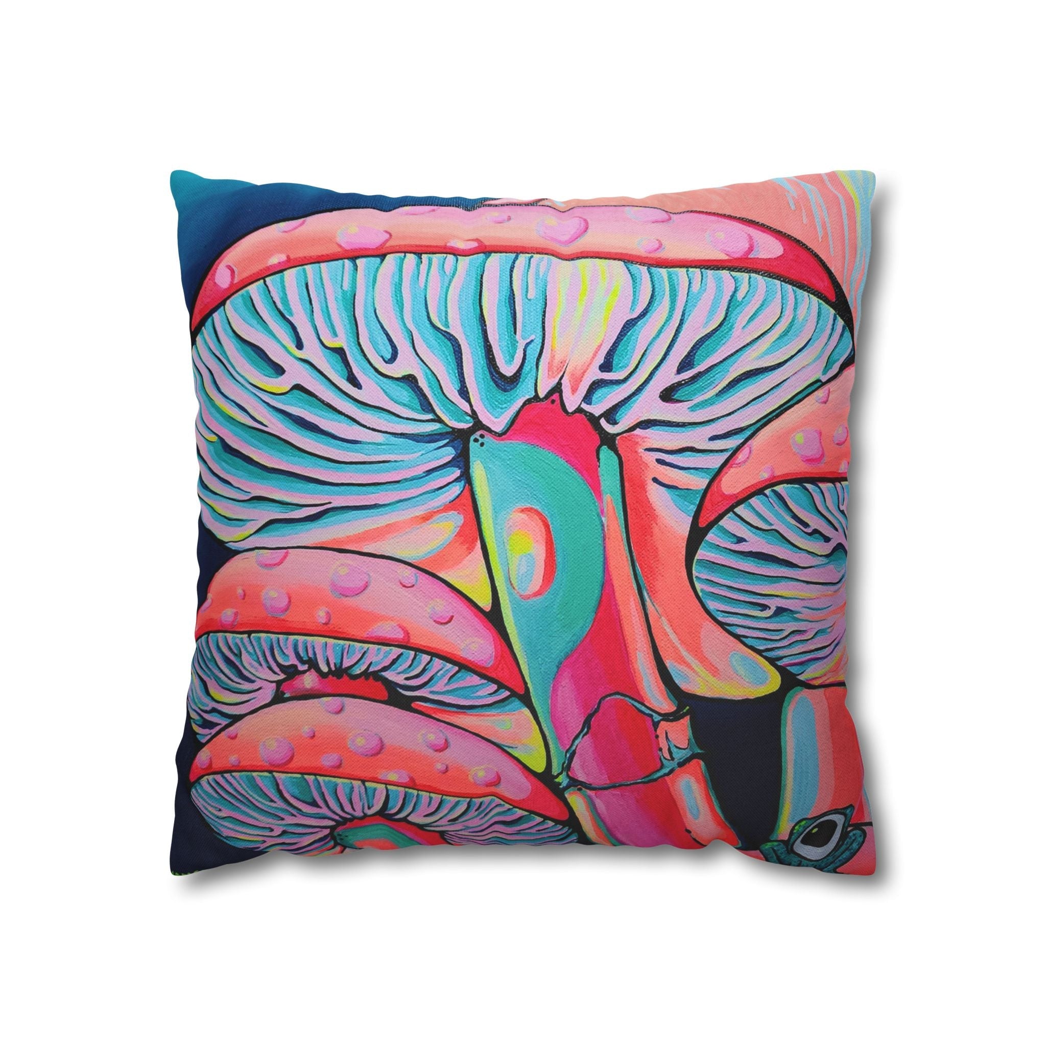 Trippy Mushrooms Pillowcase, Cover Only
