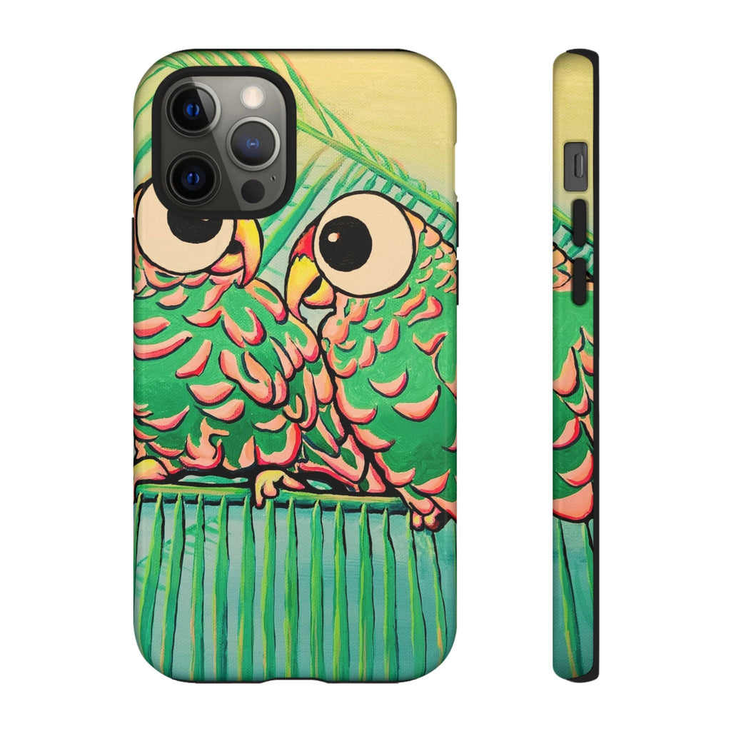 Chatty Cyclops Parrots Tough Phone Case