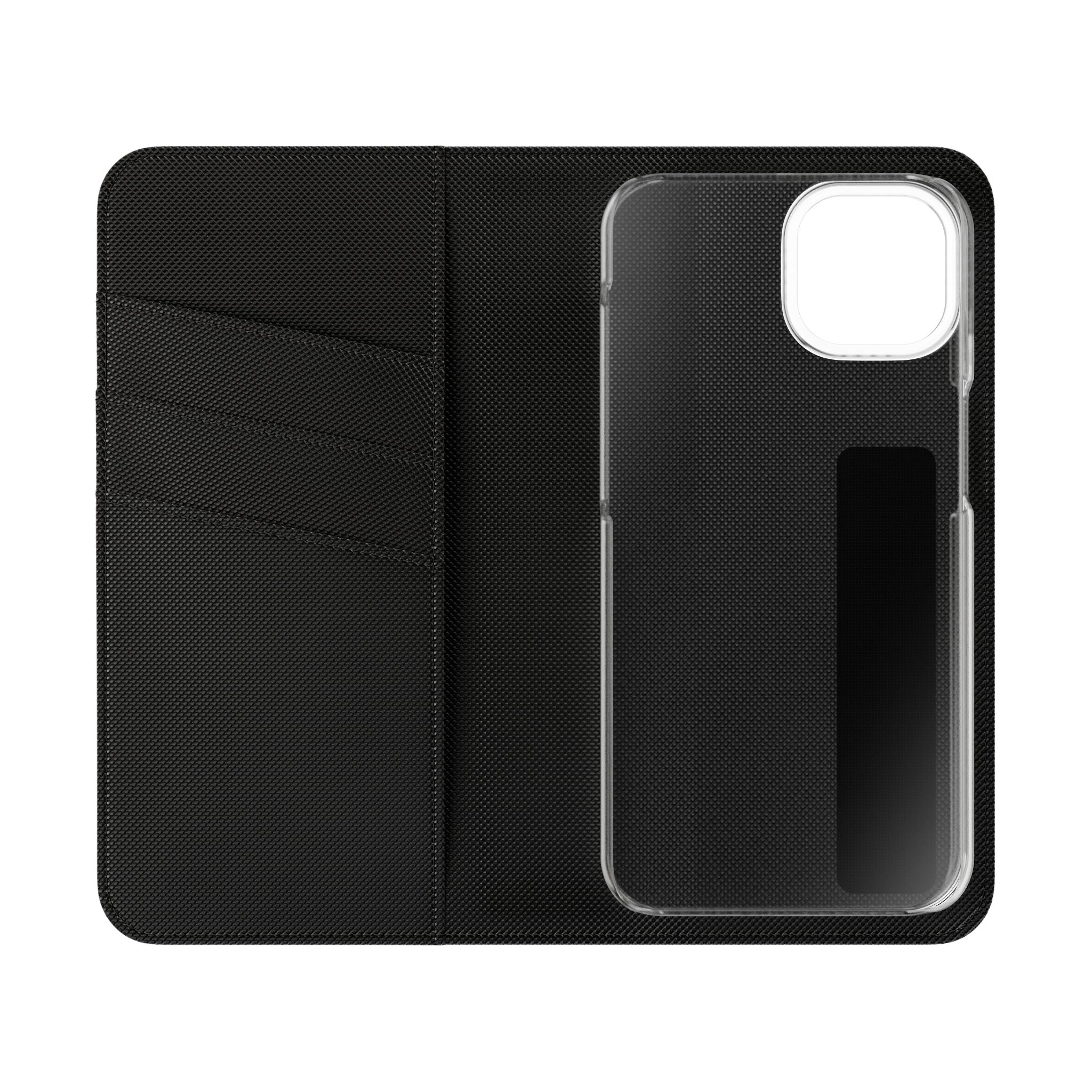 Neon Fish Flip Phone Case – Wallet Cover with Card Slots