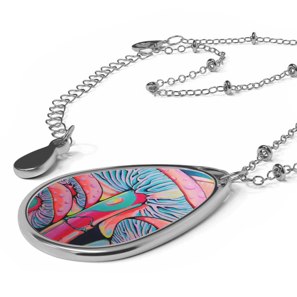 Trippy Mushrooms Necklace