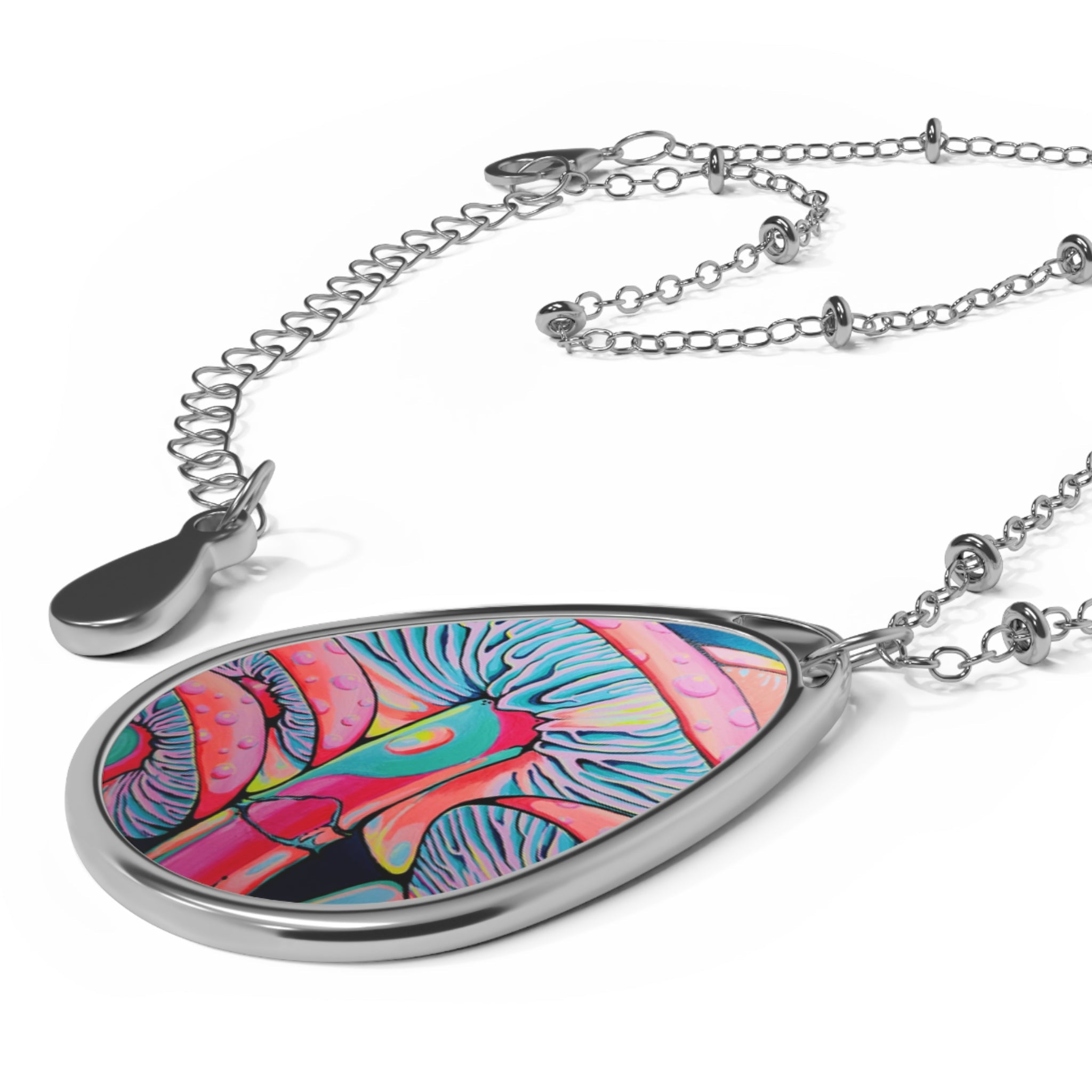 Trippy Mushrooms Necklace