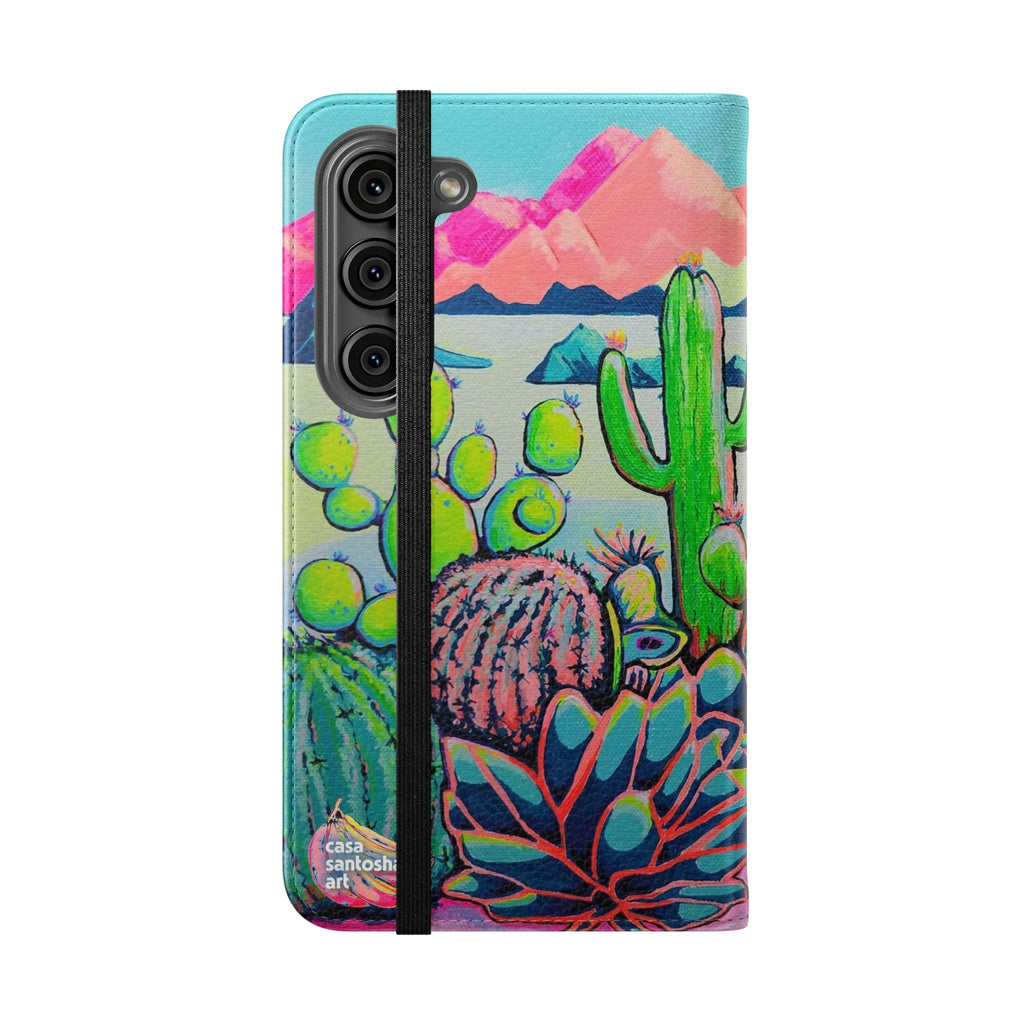 Cyclops Camel Flip Phone Case – Wallet Cover with Card Slots