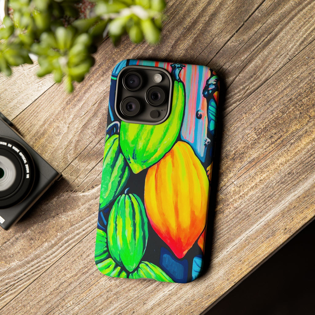 Neon Cacao Tough Phone Case