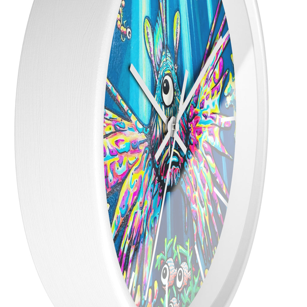 Cyclops Lionfish Pop Art Wall Clock