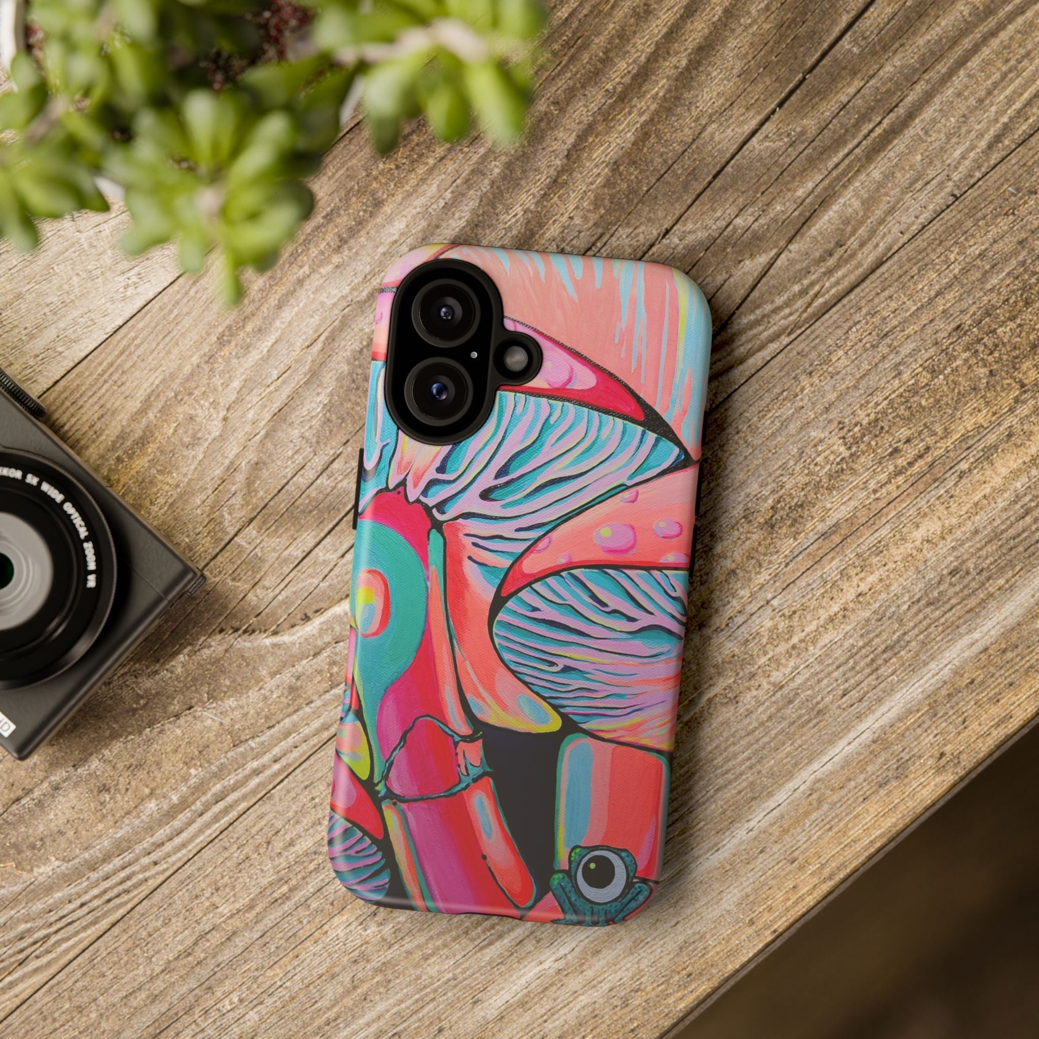 Trippy Mushrooms Tough Phone Case