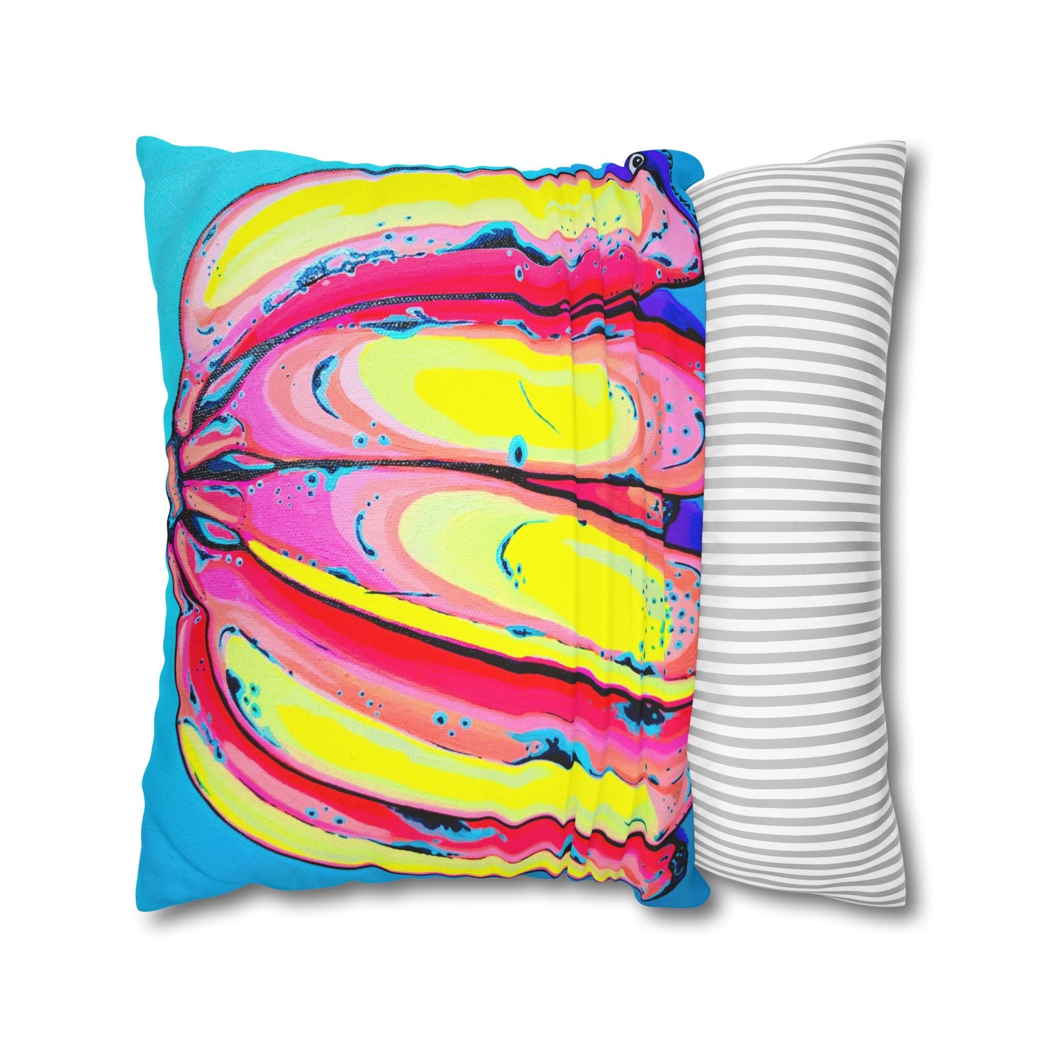 Neon Fat Bananas Pillowcase, Cover Only