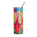 Neon Primitivo Bananas Stainless Steel Tumbler, 20oz | Fun Travel Mug, Eco-Friendly