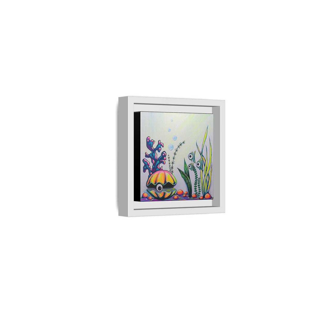 Framed Cyclops Clam Canvas Print