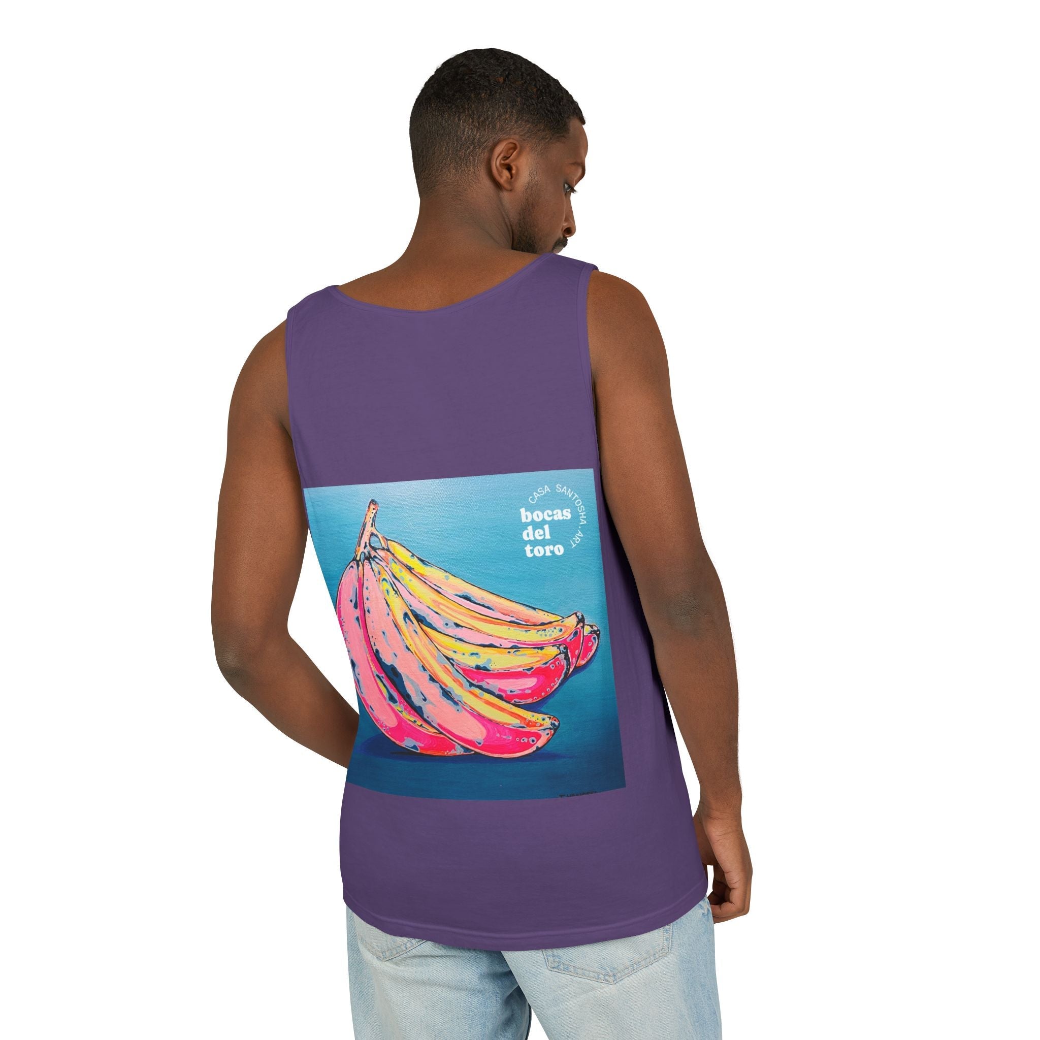 Unisex Neon Bananas Tank Top - Perfect for Summer Vibes