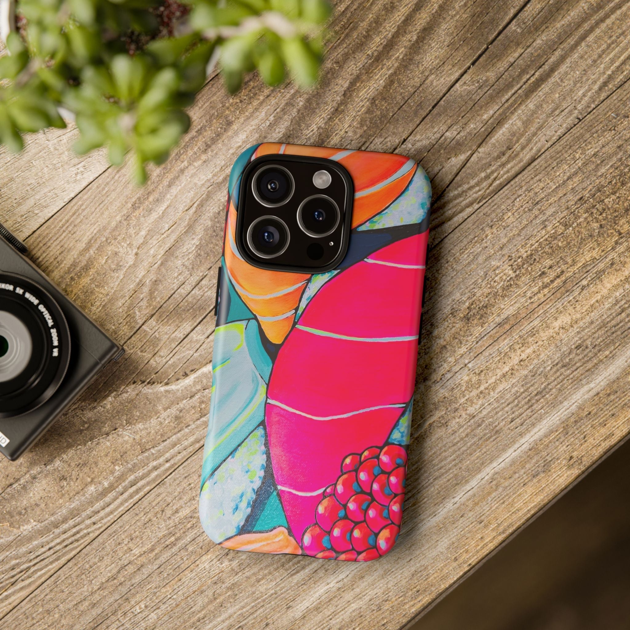 Neon Sushi Tough Phone Case