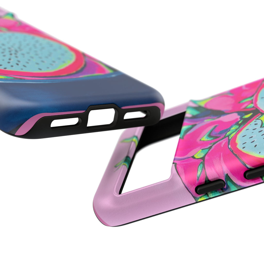 Neon Pink Dragon Fruit Tough Phone Case