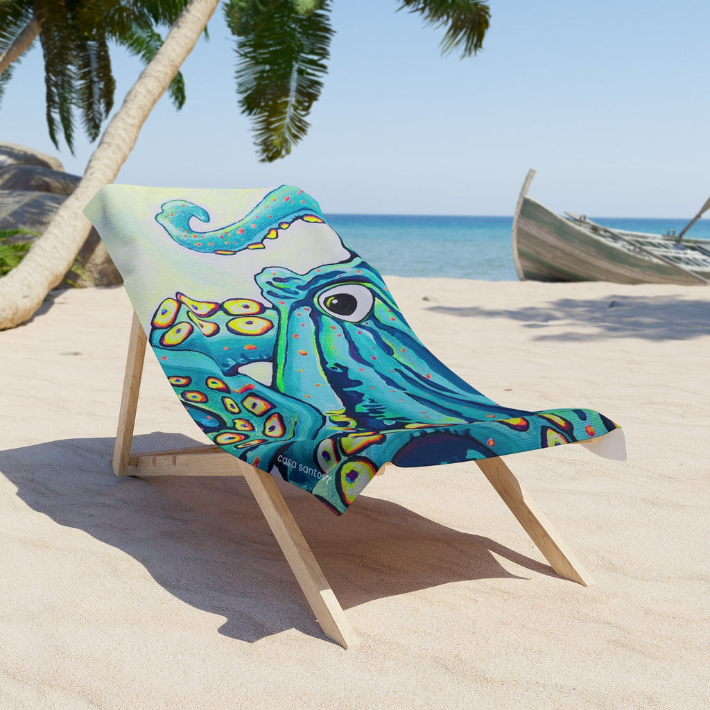 Cyclops Octopus Beach Towel for Summer Fun and Vacation Essentials