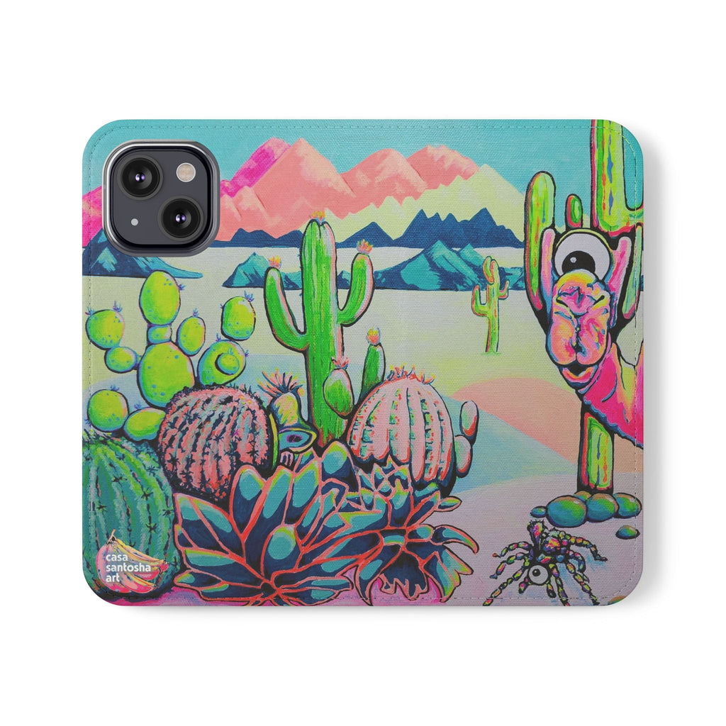 Cyclops Camel Flip Phone Case – Wallet Cover with Card Slots