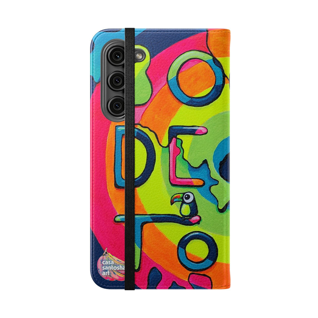 Bocas Del Toro Islands Flip Phone Case – Wallet Cover with Card Slots
