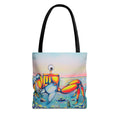 Premium Cyclops Crab Tote Bag, Original Artist Design, Reusable Shopping Tote,  Eco-Friendly