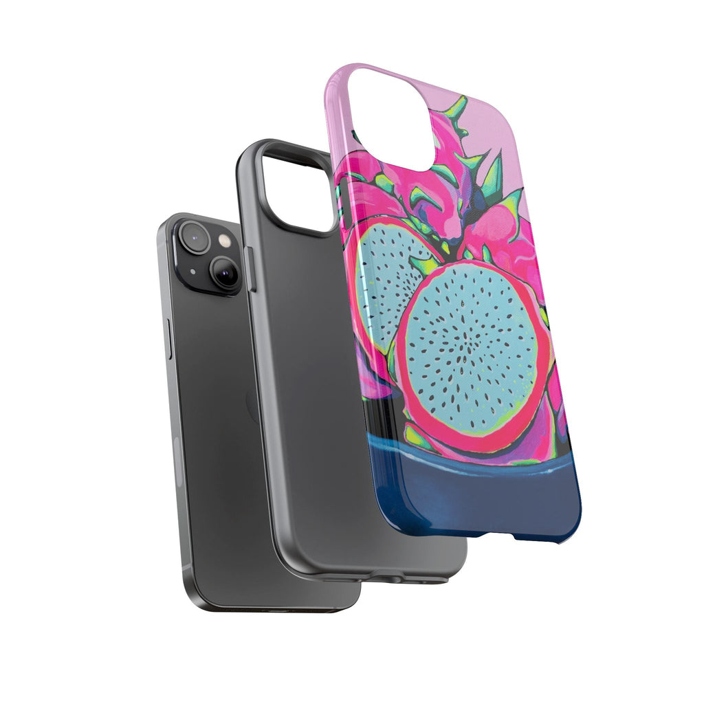 Neon Pink Dragon Fruit Tough Phone Case