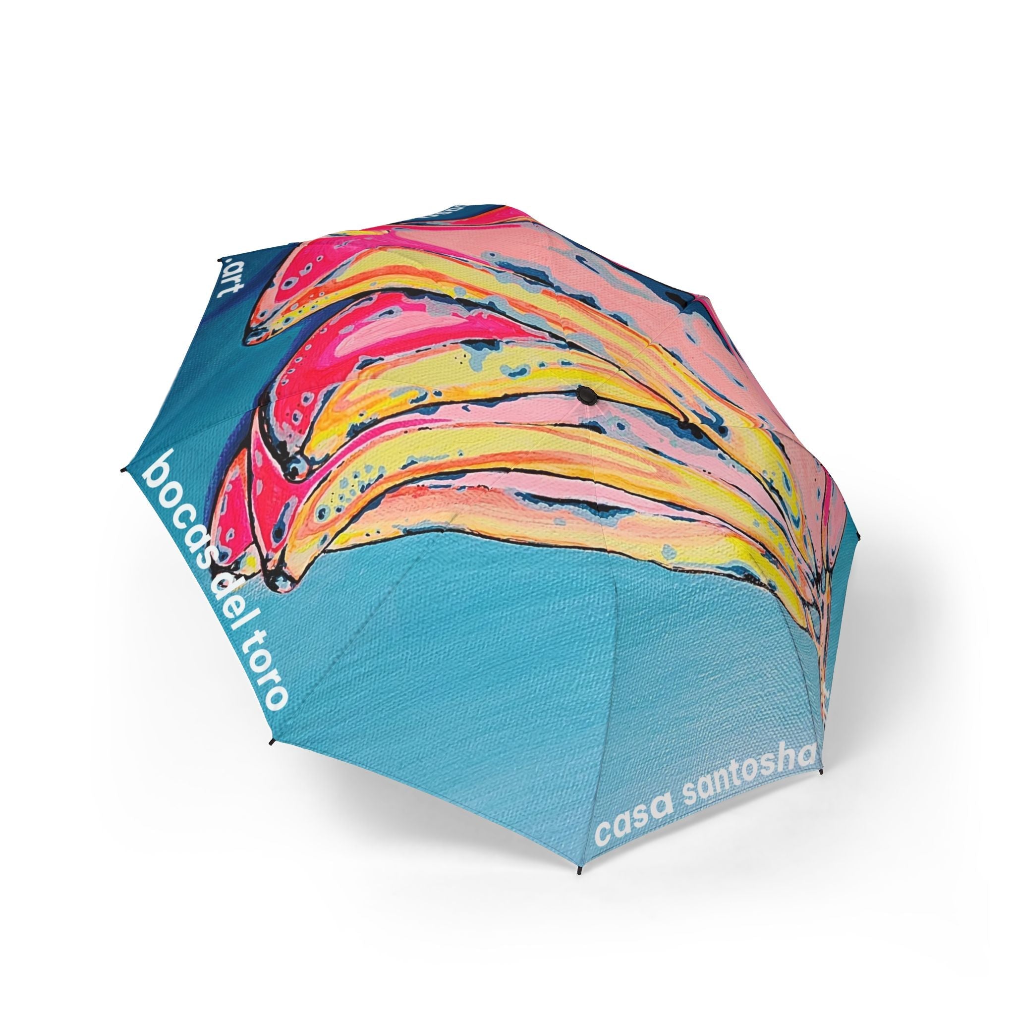 Neon Bananas Umbrella - Foldable & Stylish Rain Gear