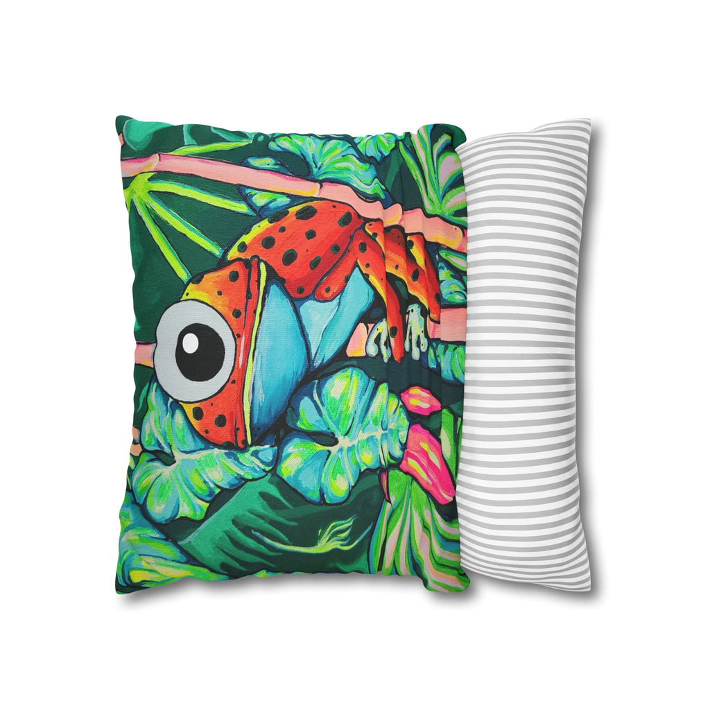 Cyclops Red Frog Pillowcase, Cover Only