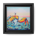 Framed Cyclops Crab Canvas Print