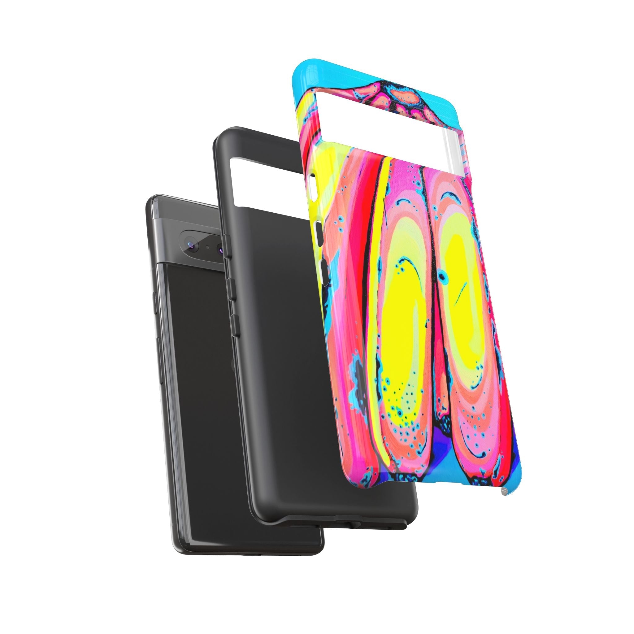 Neon Fat Bananas Tough Phone Case