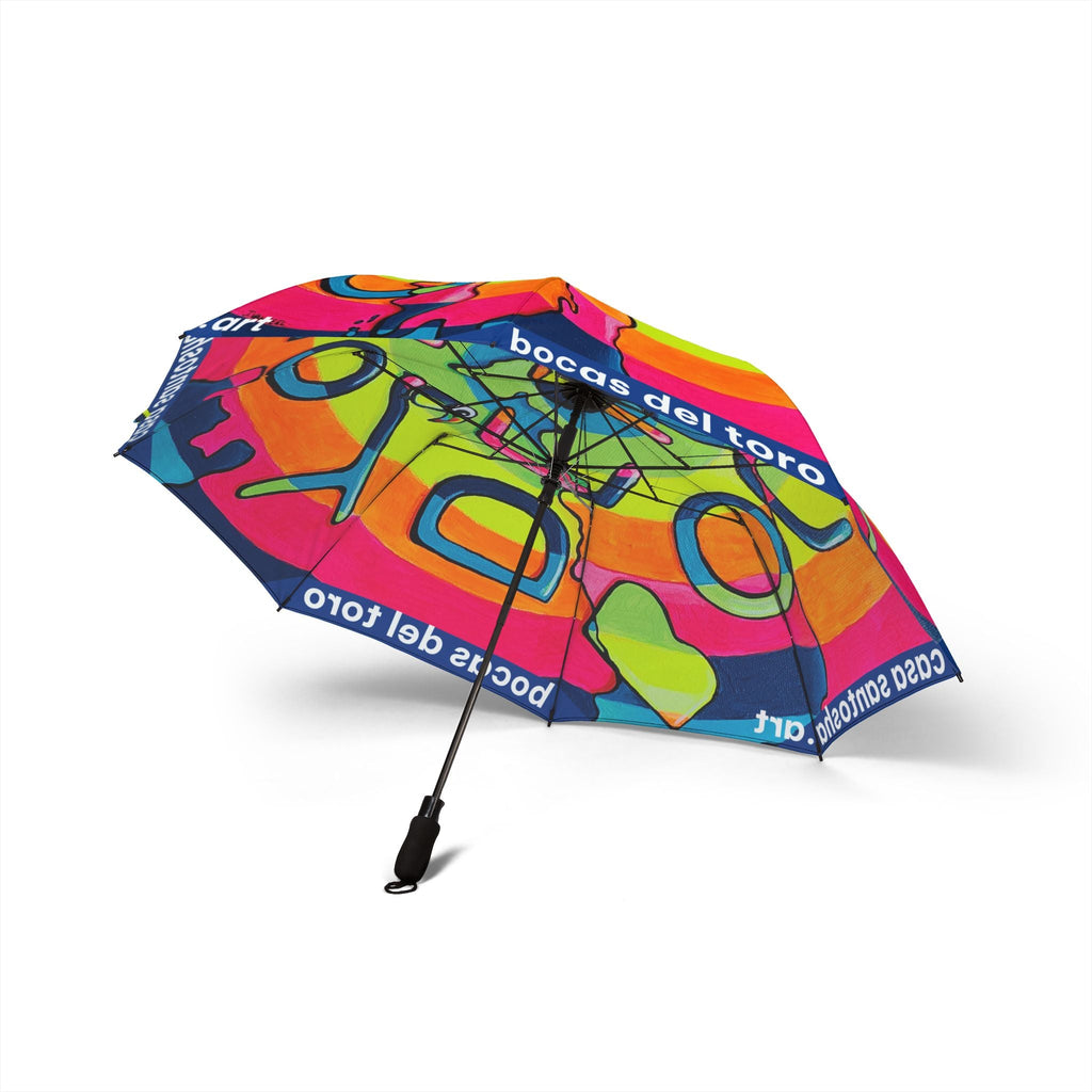Bocas Del Toro Islands Umbrella - Foldable & Stylish Rain Gear