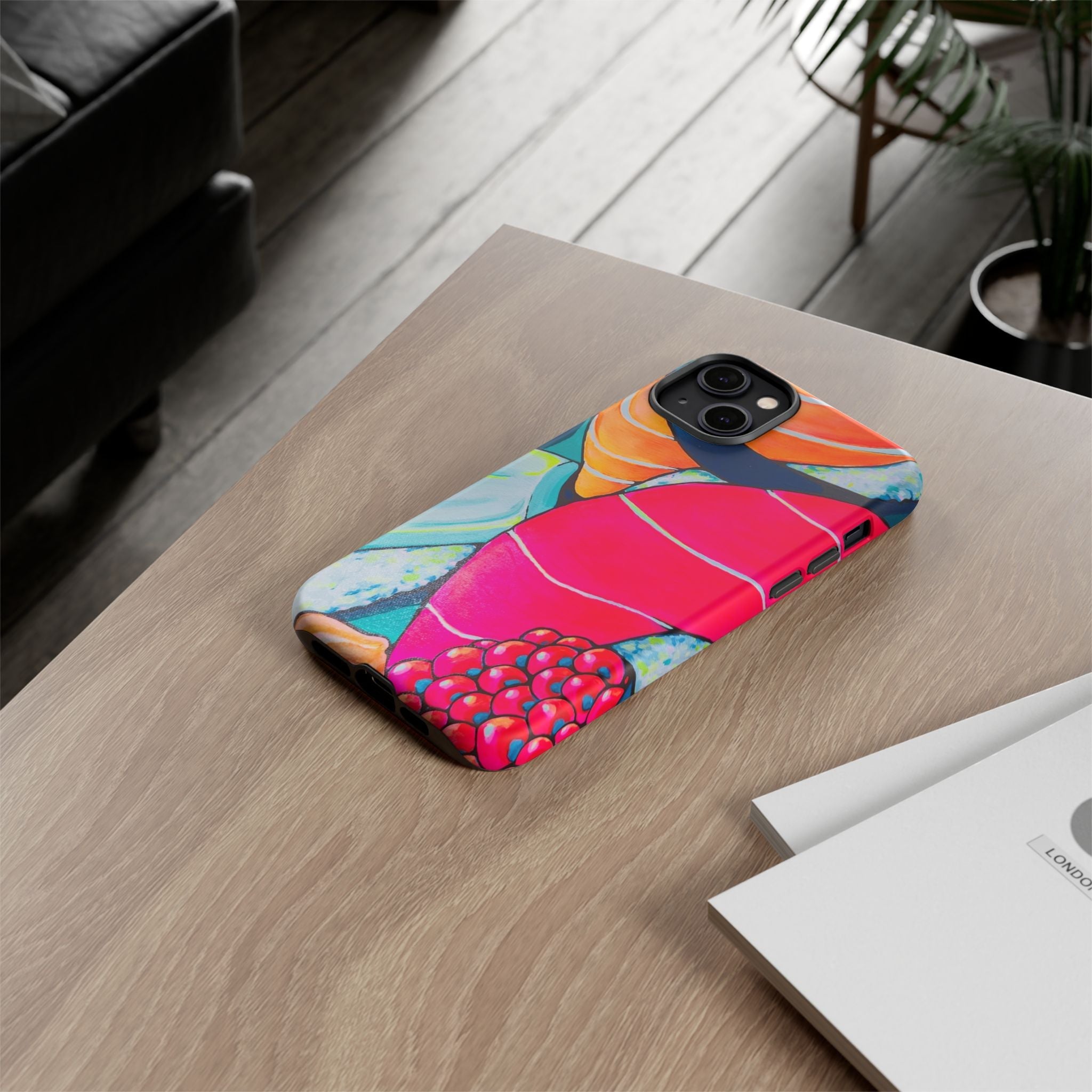 Neon Sushi Tough Phone Case