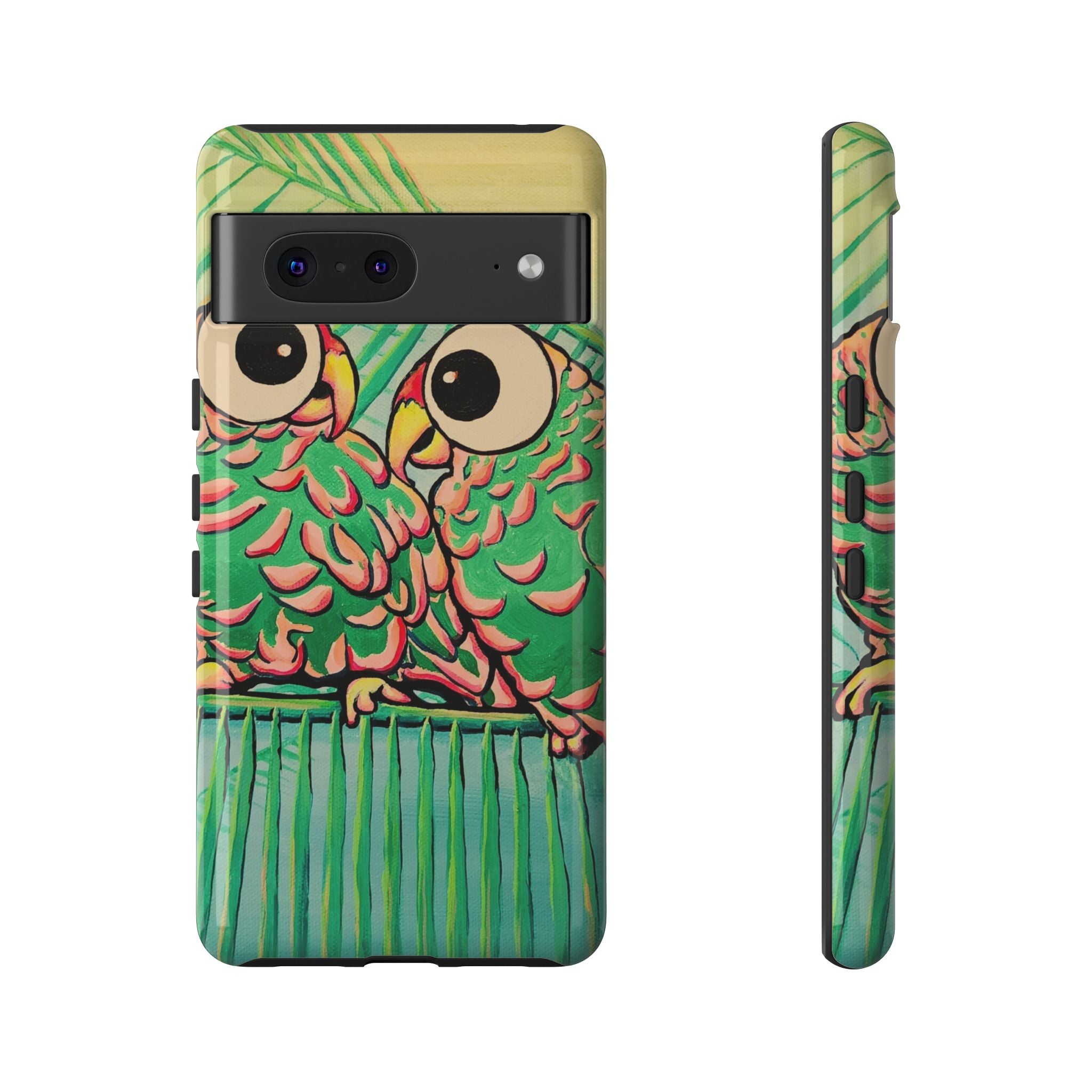 Chatty Cyclops Parrots Tough Phone Case