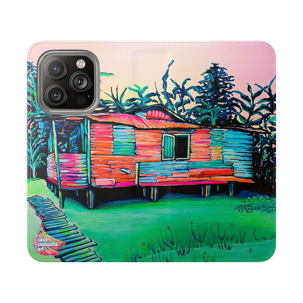 Luis Russell House Bocas Flip Phone Case – Wallet Cover with Card Slots