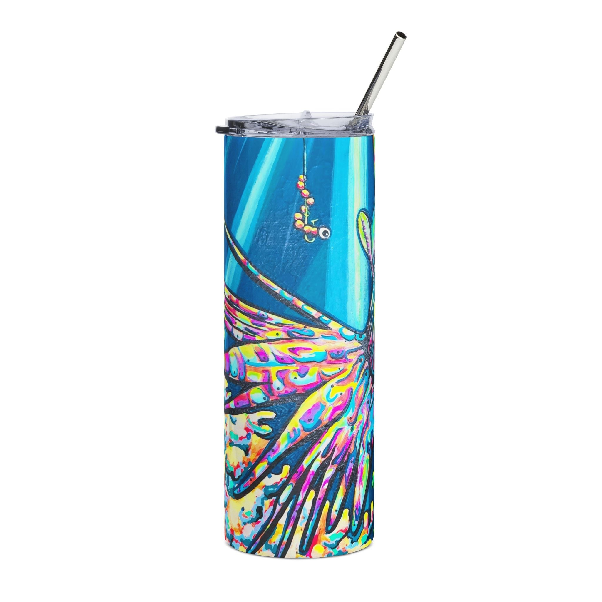 Cyclops Lionfish Stainless Steel Tumbler, 20oz | Fun Travel Mug, Eco-Friendly