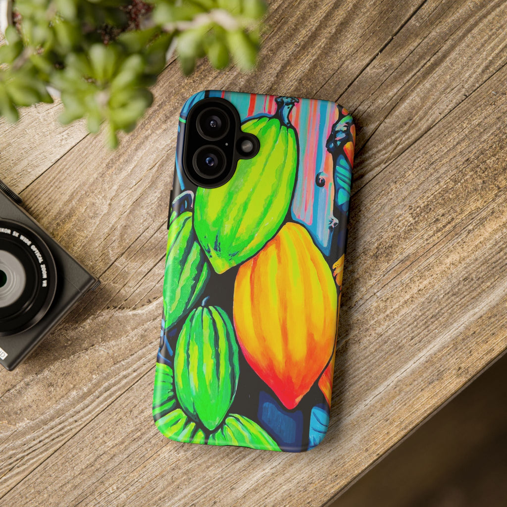 Neon Cacao Tough Phone Case