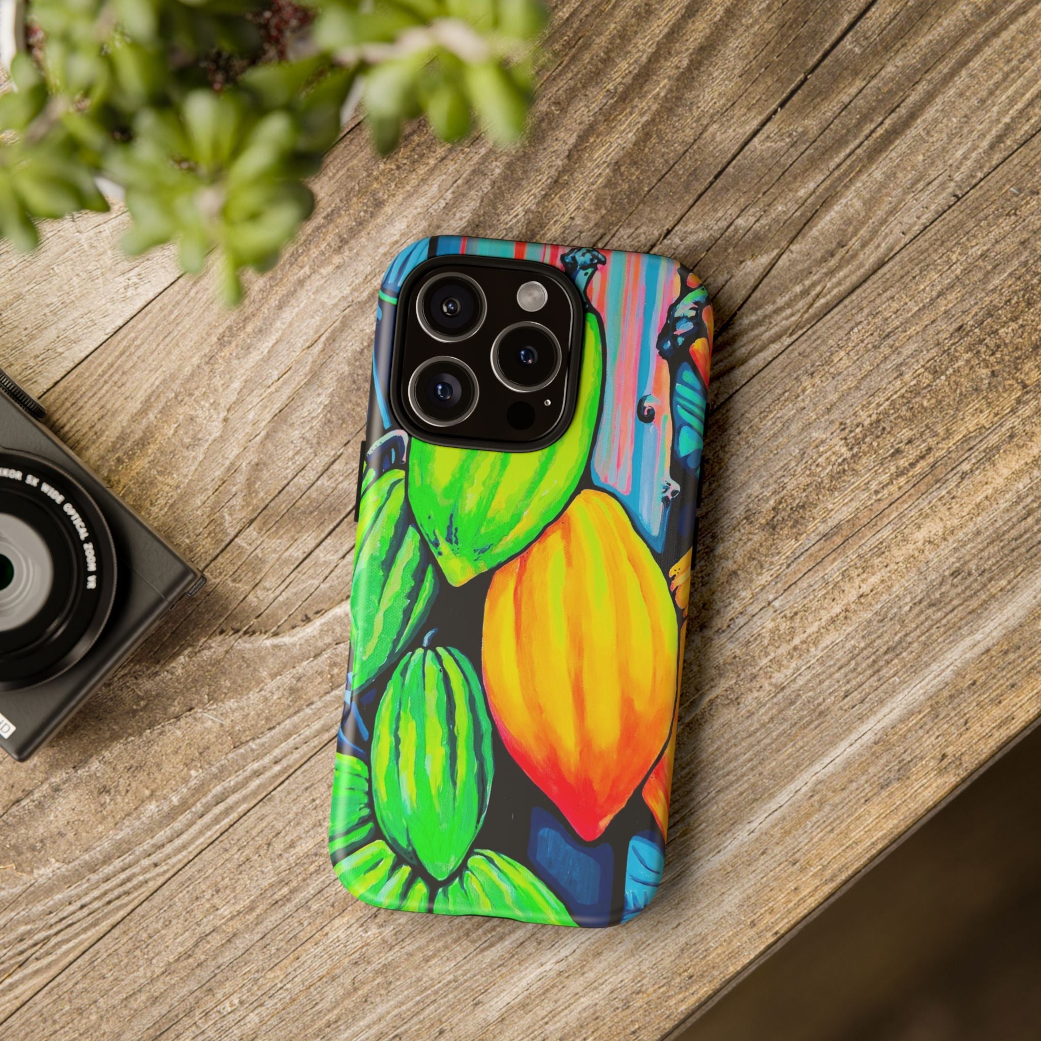 Neon Cacao Tough Phone Case