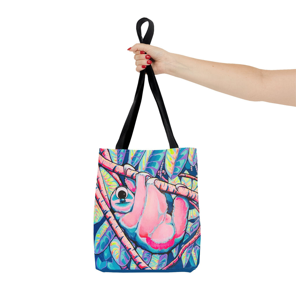 Premium Cyclops Sloth Tote Bag, Original Artist Design, Reusable Shopping Tote, Eco-Friendly