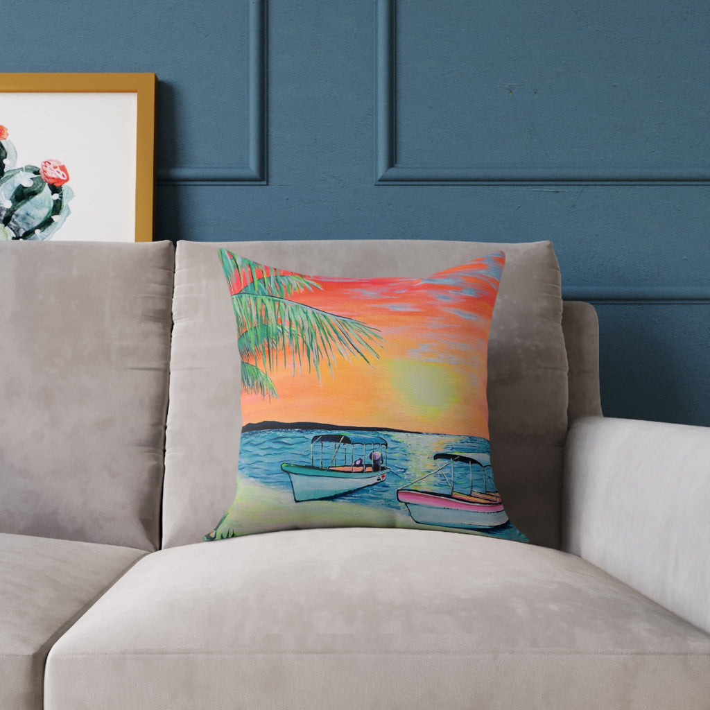 Panga Express Art Canvas Decorative Pillow