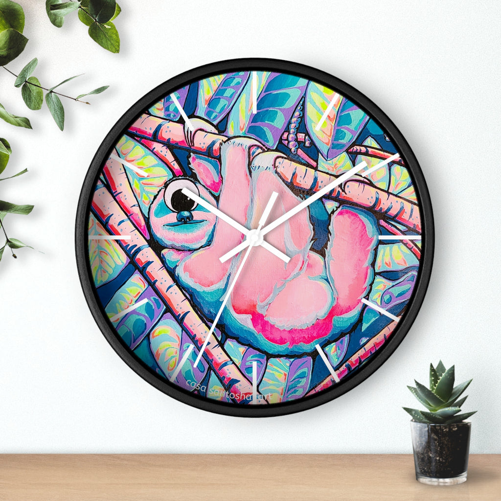 Cyclops Sloth Pop Art Wall Clock