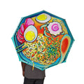 Neon Ramen Umbrella - Foldable & Stylish Rain Gear