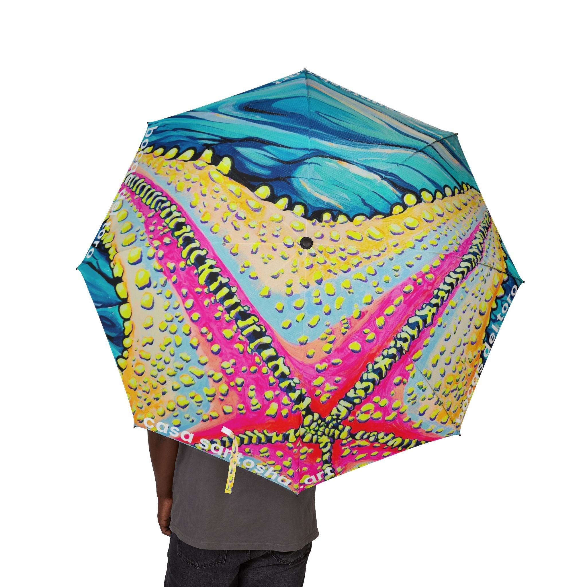 Starfish Beach Bocas Umbrella - Foldable & Stylish Rain Gear