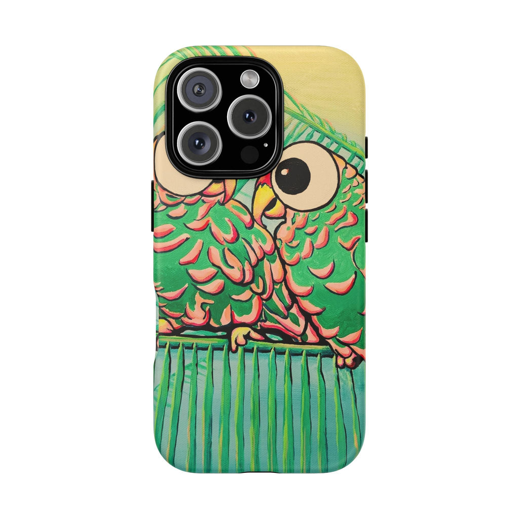 Chatty Cyclops Parrots Tough Phone Case