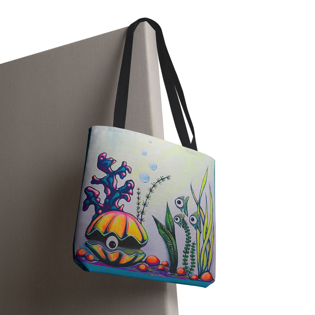 Premium Cyclops Clam Tote Bag, Original Artist Design, Reusable Shopping Tote,  Eco-Friendly