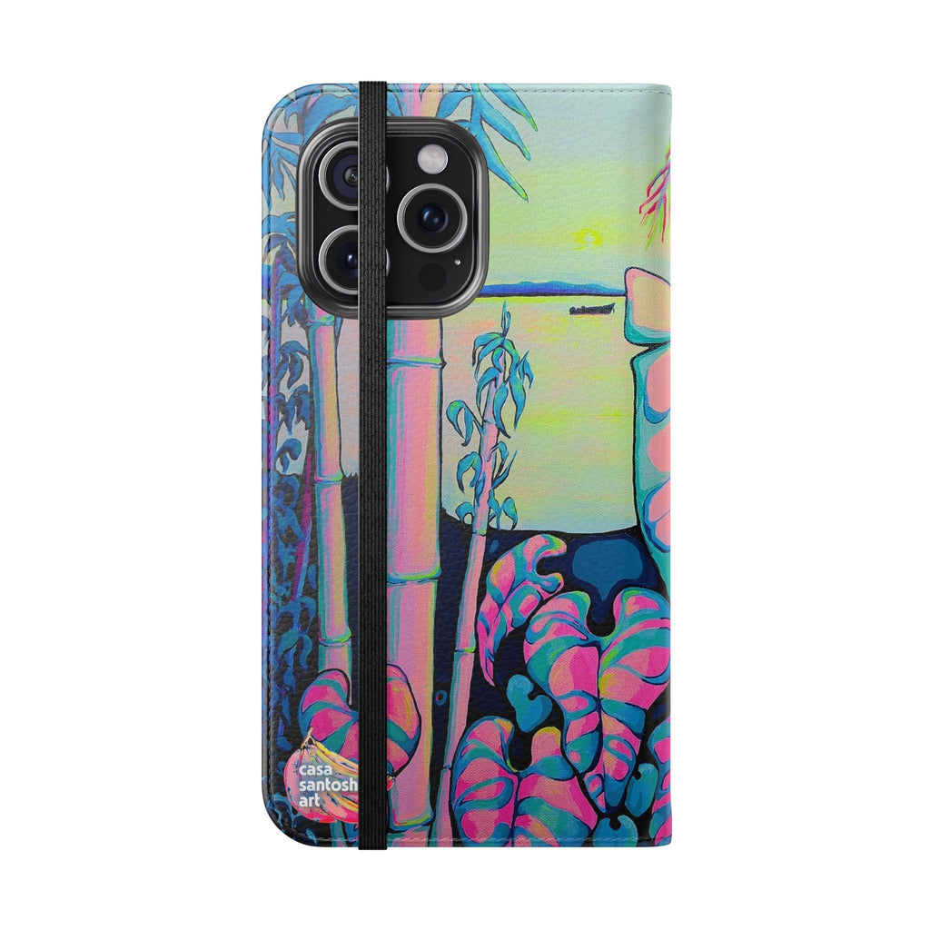 Serenity Bocas Flip Phone Case – Wallet Cover with Card Slots