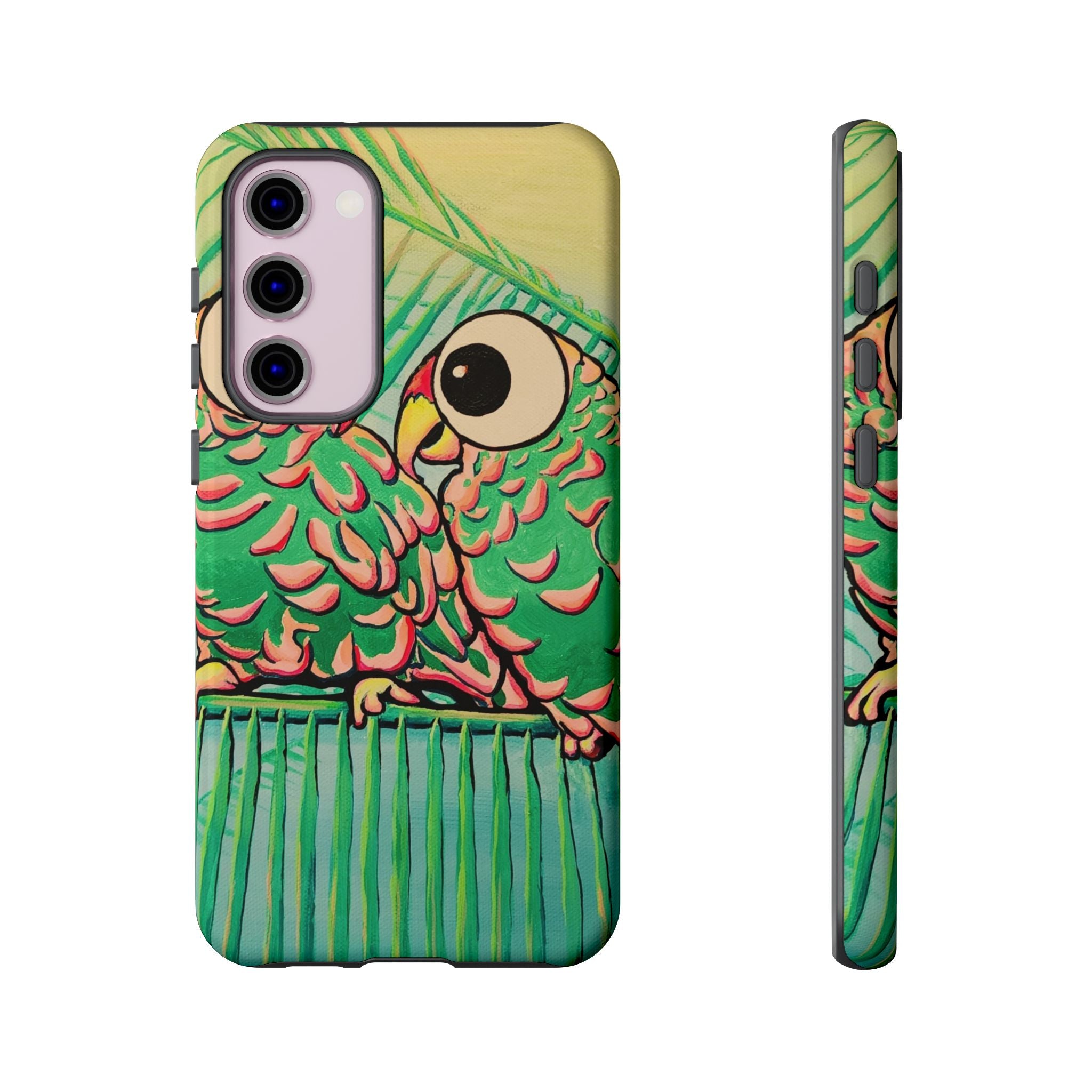 Chatty Cyclops Parrots Tough Phone Case